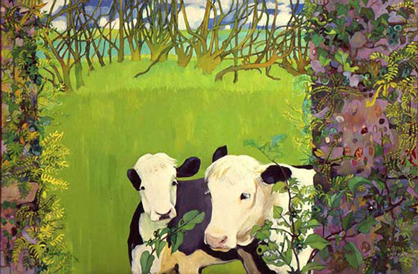 Two Young Cows