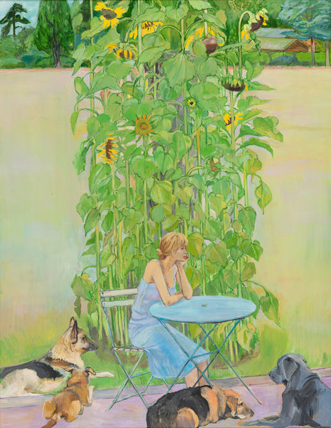 Sunflowers, Nikki and Dogs